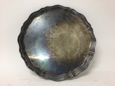 Lot 43 - Silver salver