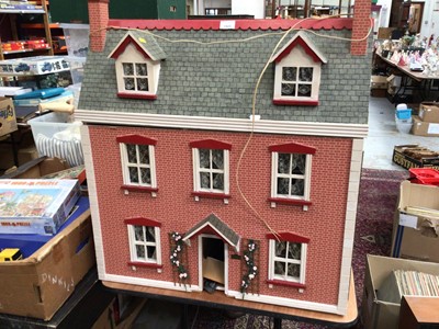Lot 1868 - Dolls house containing furniture