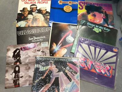 Lot 446 - Two boxes of records and singles