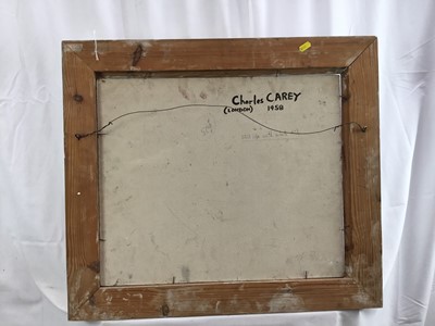 Lot 9 - Charles Carey pair of oils on canvas, still life studies, circa 1957-1958, 51cm x 43cm and 52cm x 40cm both framed (2)