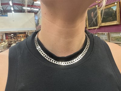 Lot 503 - Cartier 18ct white gold necklace in box with certificate