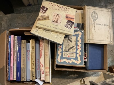Lot 239 - Two boxes of Royalty related books