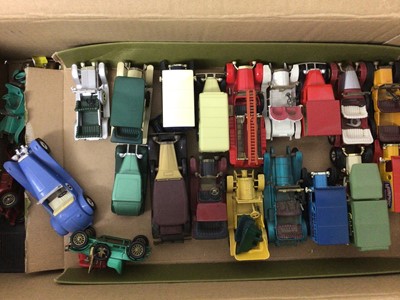 Lot 1873 - Two boxes of unboxed models of yesteryear model cars