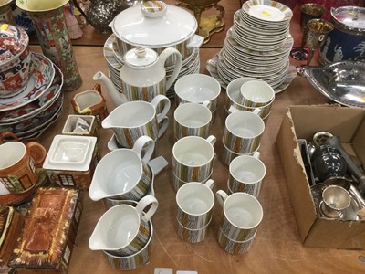 Lot 379 - Mid century Midwinter Sienna pattern tea and dinner service