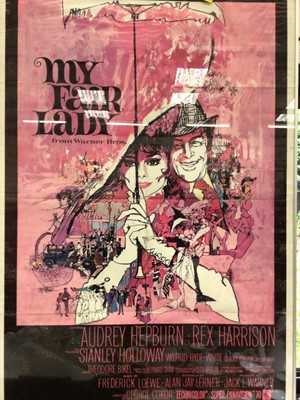 Lot 1429 - Film poster, My Fair Lady, 1964, in glazed frame