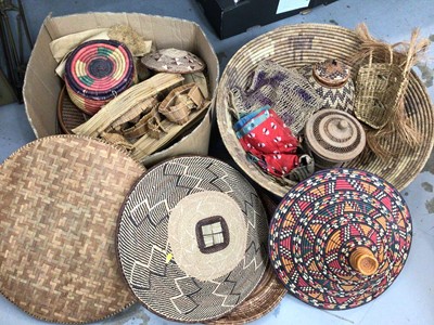 Lot 298 - Lot African and native basket ware
