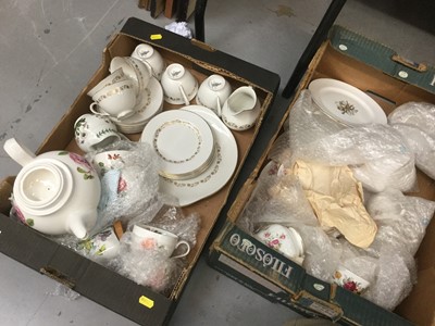 Lot 361 - Portmeirion Botanic Roses pattern teaset together with Royal Doulton Fairfax pattern teaware, Duchess and other teaware .