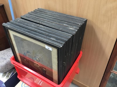 Lot 89 - Set 13 Old prints Cries of London in glazed frames