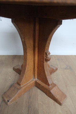 Lot 1325 - Robert Mouseman Thompson hexagonal side table