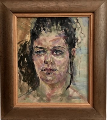 Lot 4 - Elisabeth Fraser (b.1930) collection of oils on canvas and board - seven portraits, each framed
