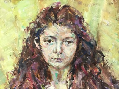 Lot 4 - Elisabeth Fraser (b.1930) collection of oils on canvas and board - seven portraits, each framed