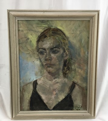 Lot 4 - Elisabeth Fraser (b.1930) collection of oils on canvas and board - seven portraits, each framed