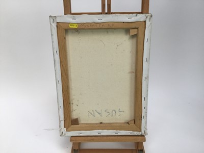 Lot 2 - Elisabeth Fraser (b.1930) group of five oils on canvas - still life, unframed