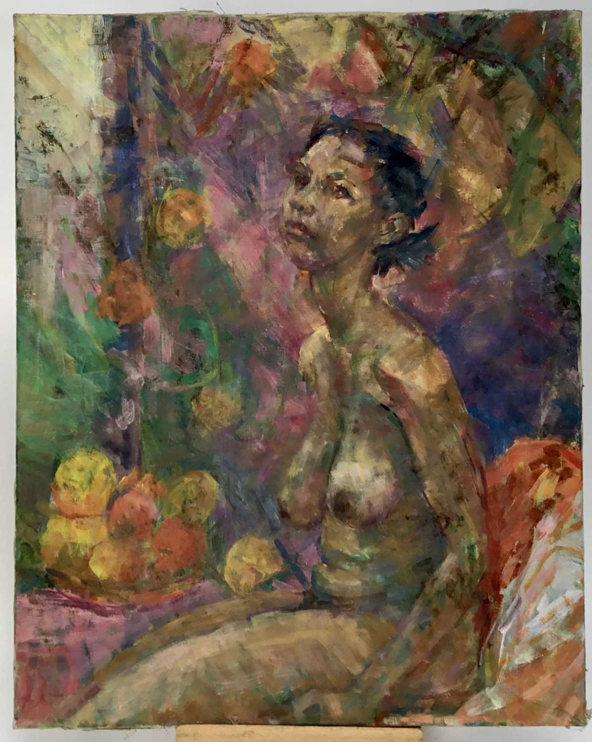 Lot 8 - Elisabeth Fraser (b.1930) collection of eleven oils on canvas - life studies, unframed