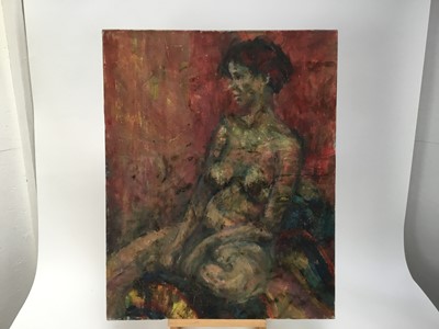 Lot 8 - Elisabeth Fraser (b.1930) collection of eleven oils on canvas - life studies, unframed