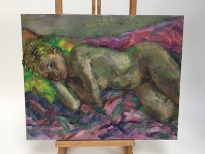 Lot 8 - Elisabeth Fraser (b.1930) collection of eleven oils on canvas - life studies, unframed