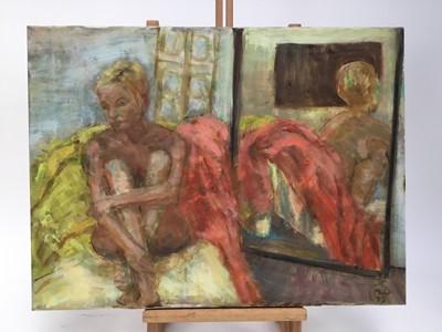 Lot 8 - Elisabeth Fraser (b.1930) collection of eleven oils on canvas - life studies, unframed