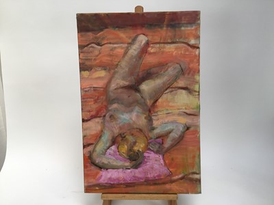 Lot 8 - Elisabeth Fraser (b.1930) collection of eleven oils on canvas - life studies, unframed