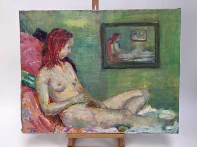 Lot 8 - Elisabeth Fraser (b.1930) collection of eleven oils on canvas - life studies, unframed