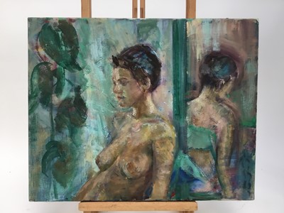 Lot 8 - Elisabeth Fraser (b.1930) collection of eleven oils on canvas - life studies, unframed