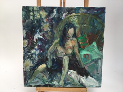 Lot 8 - Elisabeth Fraser (b.1930) collection of eleven oils on canvas - life studies, unframed