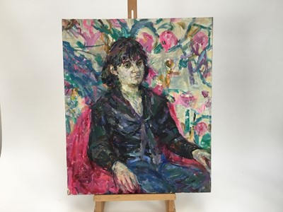 Lot 1 - Elisabeth Fraser (b.1930) collection of ten oil on canvas - portraits, unframed