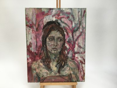 Lot 1 - Elisabeth Fraser (b.1930) collection of ten oil on canvas - portraits, unframed