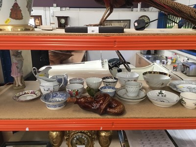 Lot 84 - Collection of 18th century and later English porcelain to include Rockingham, Worcester and others (qty)
