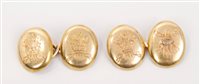 Lot 4 - HRH Albert Edward Prince of Wales - pair gold...