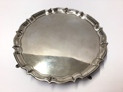 Lot 67 - Silver salver