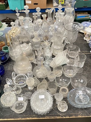 Lot 149 - Large collection of decorative glassware, 19th century and later