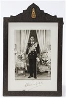 Lot 23 - HM The King of Thailand - signed 1960s...