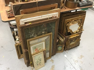 Lot 368 - Collection of mixed pictures and prints to include landscapes and a wall mirror