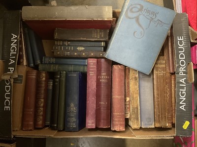 Lot 190 - Large collection of books, including decorative bindings, Grimms Fairy Tales illustrated by Rackham and others (4 boxes)