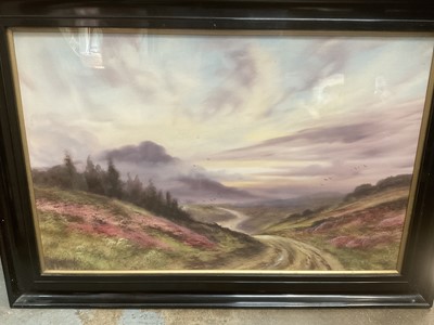 Lot 196 - Frederick Stafford (act 1910-1935) two watercolours, landscapes, signed, the largest 51 x 61cm, glazed frames