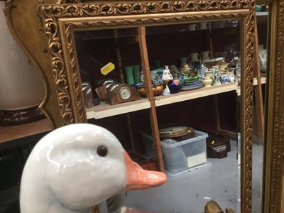 Lot 389 - Group of four gilt framed wall mirrors