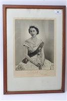 Lot 50 - HM Queen Elizabeth II - signed presentation...