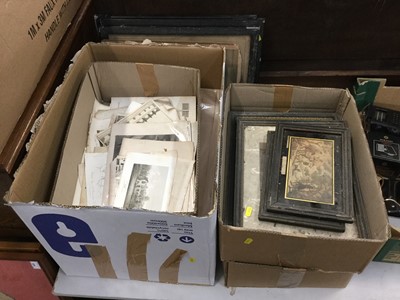 Lot 437 - Large collection of unframed antique engravings, together with framed engravings and other prints.