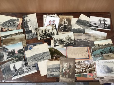 Lot 86 - Lot vintage postcards and ephemera