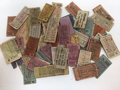 Lot 1406 - Old Bus Tickets in two shoe boxes