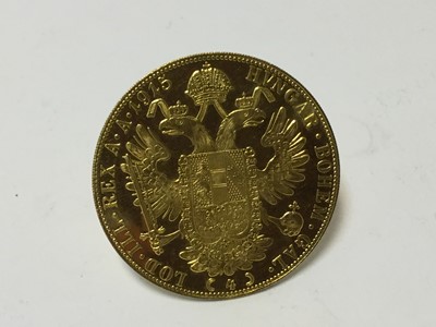 Lot 440 - Austrian - Gold 4 Ducat 1915 (restrike) UNC (1 coin)
