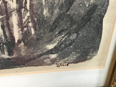 Lot 72 - Denis - print, signed and with dedication