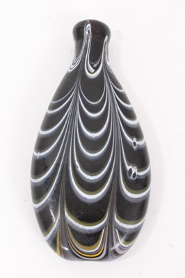 Lot 900 - 19th century nailsea glass flask