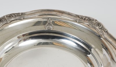 Lot 4 - Spanish silver dish from Emporer Haile Sellassie's service