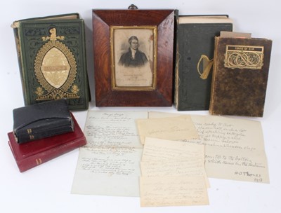 Lot 758 - Of Bernard Barton (the Quaker Poet) and Wooodbrige interest: first edition book and handwritten poem / letter