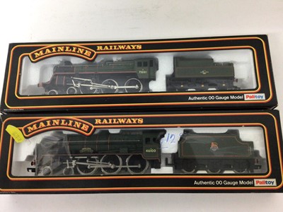 Lot 1862 - Railway 00 gauge mainline locomotives 37-053, 37-057, 37-055, Lima 5101M, Airfix Tank 54153 plus one other all boxed (6)