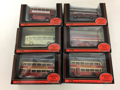 Lot 1867 - Diecast boxed selection of EFE Buses
