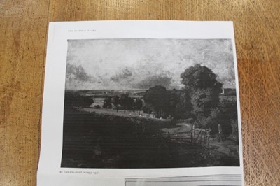 Lot 1009 - Thomas Churchyard watercolour (after Constable) Fen Lane