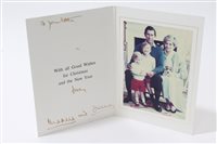 Lot 86 - TRH The Prince and Princess of Wales - signed...