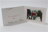Lot 90 - TRH The Prince and Princess of Wales - signed...
